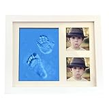 iTECHOR防塵Baby Footprintインクパッド画像フレームHandprintパッドフォトフレーム 11.22*9.25*0.79in 4328247014