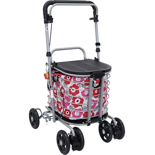 Amazon | アトレ 保冷バッグ付 CX-07023 デイジー柄 シルバーカー