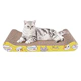猫 つめとぎ Blueekin 猫用爪とぎ ダンボール バリバリベッド 高密度 耐久 省スペース 家具破壊防止 運動不足改善 寂しさ解消 両面使用可能 猫 おもちゃ 猫用品 (ベッド型)
