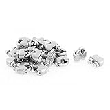 uxcell　ワイヤーロープクリップ　シルバートーン　M3　ステンレス鋼素材　20枚入り