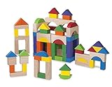 Wonderworld 100 Piece Block Set - Basic Building Includes All Shapes Colors Toy Set [並行輸入品]