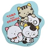 タマ＆フレンズ[ステッカー]ステッカー ビニール ダイカット/ライトブルー