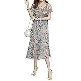 マタニティ ふんわり揺れる フェミニン ロングワンピース ゆったり着心地 体型カバー 美スタイル ビーチ 旅行 海水浴 レディース 部屋着 リラックス