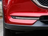 [CATYA]CX-5 KF系 CX-8 KG系 対応 アクセサリー フロントフォグライト ガーニッシュ メッキモール 4P MZ148