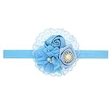 Zhhlaixing ベビー小物 Baby Girls Kids Faux Pearl Rose Bouquet Headband Hairband Hair Accessories for Chri