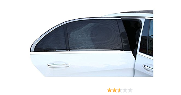 Amazon Purenicot 車用 サンシェード 窓用 網戸 日除け 虫除け ネット 虫の侵入を防いで風を通す 取り付け 簡単 カバータイプ ２枚入り サンシェード 車 バイク
