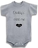 グレークルーネックBaby Tee Time Boys ' Daddy 's Mini Me One Piece カラー: グレー