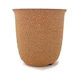 信楽焼 植木鉢 切立ラン② 3号鉢 鉢幅9.5cm×高さ10cm 盆栽鉢 陶器鉢 盆栽妙