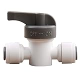 Blesiya 浄水器制御スイッチ　ON OFFボールバルブスイッチ　高品質　POM材質　直接挿入　使用簡単　1/4インチ
