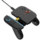 Newzerol Switch 2用Joy-Con2充電グリップ 【2025新型】ジョイコン2充電グリップ Joy-Con2アクセサリ 超軽量 装着簡単 持ち運びに便利 充電指示LED プレイしながら充電可能 Switch 2対応充電ドック USB充電ケーブル付属 Switch 2アクセサリ