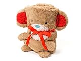 (マッドパイ)Mud Pie ベビー モンキー ブランケット 352166 Monkey Blanket ブラウン [並行輸入品]