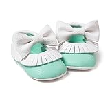 elacoタッセルベビー靴0 – 2歳の赤ちゃん女の子最初Walkersファッション靴 カラー: グリーン