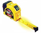 AMPRO T25500D 25-Feet by 1-Inch Lighted Tape Measure with Level by AmPro