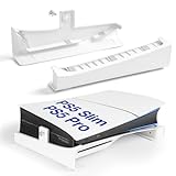 L'QECTED PS5 Pro/PS5 Slim用 横置きスタンド 放熱改善 転倒防止 地震対策 傷付き防止 新型PS5スタンド PS5 slim 水平スタンド PS5 アクセサリー 固定ネジ付 PS5 slim ディスク & デジタル版/PS5 Pro デジタル版対応