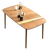 ダイニングテーブル 135 × 75 cm オーク 天然木 突板 ナチュラル 49600017 NA