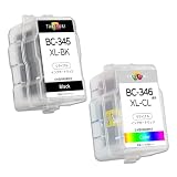 キヤノン用 BC345/346 リサイクルインク セット 互換インクカートリッジ BC310/311 通用 大容量 取扱説明書付き 詰め替え PIXUS TS3330 TS3130S TS3130 TS203 TR4530 対応