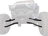 SuperATV 高耐久 高クリアランス 1.5インチ フォワードオフセット A-アーム Polaris RZR PRO XP / 4 (2020+) - ブラック