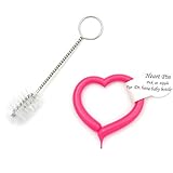 Betta ドクターベッタ 哺乳びん専用 乳首お手入れセット 日本製 乳首用ブラシ ハートピン