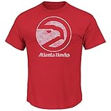 NBA メンズ ユーズド加工ポストアップTシャツ レッド