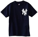 ニューヨーク・ヤンキースYouth Official Wordmark HDプリントTシャツ – ネイビー – Youth Medium 10 / 12