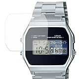 FILMEXT フィルム CASIO A158W シリーズ 用 保護フィルム 曲面対応 ブルーライトカット 反射低減 日本製