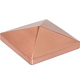 GreenLighting 4" x 4" Fence Post Cap Cover for Wood & Vinyl Posts (Copper) [並行輸入品]