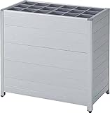 TRUSCO アルミ傘立パネルタイプ(18本立)