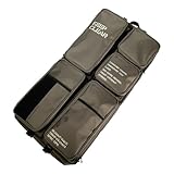 ライラクス(LayLax) コンテナ ガンケース 2.0 ストーングリーン エアガン 2丁 ライフルケース ハンドガンケース 固定ベルト付き ナイロン 2WAY リュック 装備 大容量