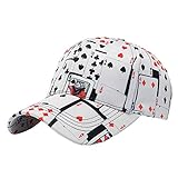 WHITE FANG(ホワイトファング) 帽子 キャップ 英字 ロゴ カジュアル カード タロット トランプ おもしろ メンズ CA353 (ホワイト)