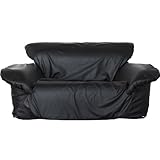 レザー　シングルソファー　イブ　ブラック