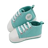 PUERI ベビーシューズ　女の子　男の子　ファーストシューズ　子供 靴　柔らかい靴底　歩行練習　 滑り止め（0-18ヶ月） (L, グリーン)
