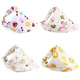 ベビースタイ　男の子　女の子　食事用　三角　スタイ　よだれかけ (1)