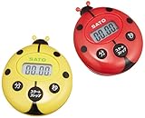 佐藤計量器製作所 ミニタイマー てんとう虫 (赤黄組)