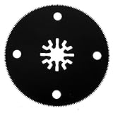 円形マルチツール 替刃 振動鋸刃 カットソー ブレード 先端工具セット スクレーパー 80mm 高精度 高硬度 電動工具アクセサリー 多用途 金属 釘 木材切断 適用 1枚入り Matefieldjp