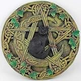 AzureGreen SC004猫とペンタグラムウォールプラーク