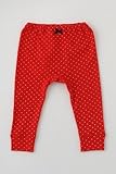 (チャックル) chuckle おしゃれドットりぼんレギンス レッド 100cm P3592-100-21