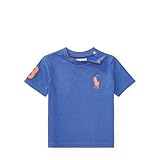 ポロ ラルフローレン ビッグポニー・コットン半袖Ｔシャツ[ブルー＆オレンジ](男の子12～24か月用)18Mサイズ [並行輸入品]