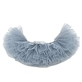 エルフ ベビー(Fairy Baby) ふんわりベビー チュチュスカート 女の子 ドレス tutu ボトムス 記念撮影 size 59 (グレー)
