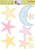 Fun Time 93977 Stars and Moon Wall Stickers [並行輸入品]