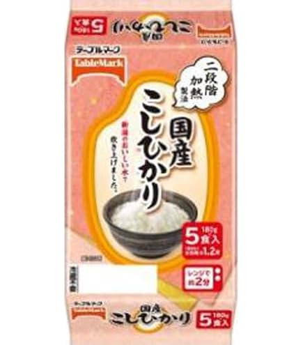 Amazon | テーブルマーク 国産こしひかり 10食パック (180g×10個)×4個