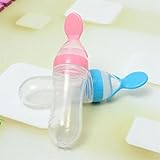 buyeonlineベビー幼児用給食Feeding SpoonシリコンSqueeze Feeder安全装置by