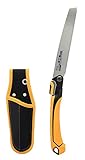 【Amazon.co.jp限定】高儀 替刃式折込鋸 木工用 収納ケース付 オレンジ 210mm