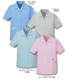(ジチョウドウ)Jichodo 84335 半袖スモック (春夏用) 3L 129：ローズピンク [ウェア&シューズ]