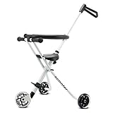 [1年保証] MRG ハンディーキッズスクーター ベビーカー 超軽量 2.2kg 新型 高さ調整可能 1.5歳から (ホワイト)