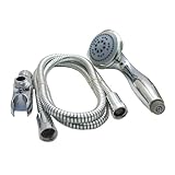 LASCO 08 – 5171 Serenity Hand Held 5機能シャワーヘッド、ホワイト仕上げ 08-5173 1