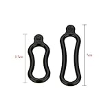 Eremi（TM）2個/ロットヘッドランプ弾性ゴムOリング用のヘッドライトヘッドランプ軽量バイク自転車LEDヘッドライトリング