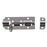 SODIAL(R) 5ｘ家オフィスステンレススチールロック　バレルボルトラッチ　キャビネットドアの為