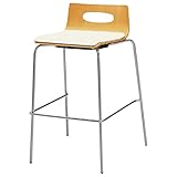 オリバー ダイニング ハイカウンターチェア スチール ビニールレザー張り ナチュラル×オフホワイト (S・CS-147・NB・ST+CL-20A)