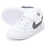 NIKE（ナイキ） コート バーロウ LOW TDV ローカット ホワイト/ブラック 870029-103 (15cm)