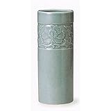 花瓶 帯唐草青磁 10号 [R12xH30] 供養 お盆 お彼岸 仏具